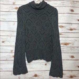 Free People Knit Turtleneck Sweater
